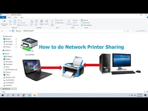 How to Share Printer on Network (Share Printer in-between Computers) Easy