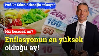Enflasyonun En Yüksek Olduğu Ay Hız Kesecek Mi? Prof Dr Erhan Aslanoğlu