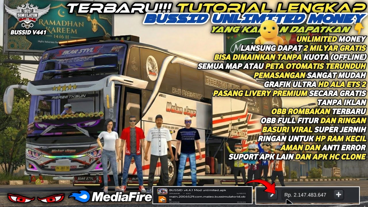 UPDATE BUSSID 4.4.1 !! CARA PASANG APK + OBB BUSSID V4.4.1 TERBARU | BISA SEMUA HP