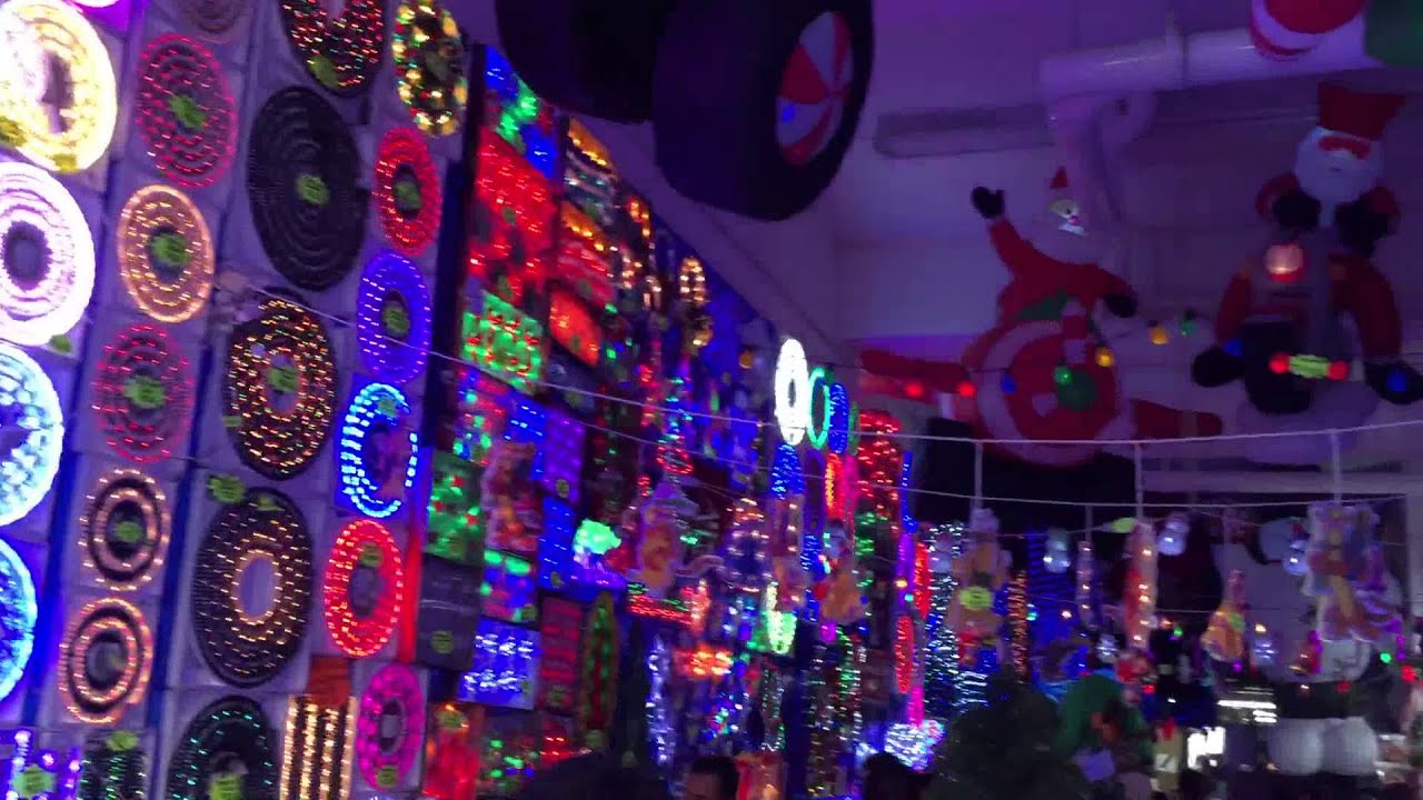 christmas light shop in mexico city YouTube