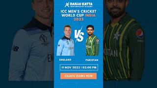 England vs Pakistan | Raillu Katta | fantasy app | Dream Team #smartfantasy #iccworldcup #fantasy screenshot 5