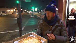El Pres, on the 4th day of his pizza tour of Minnesota prior to Super Bowl 52, makes his way to a local favorite in Mama