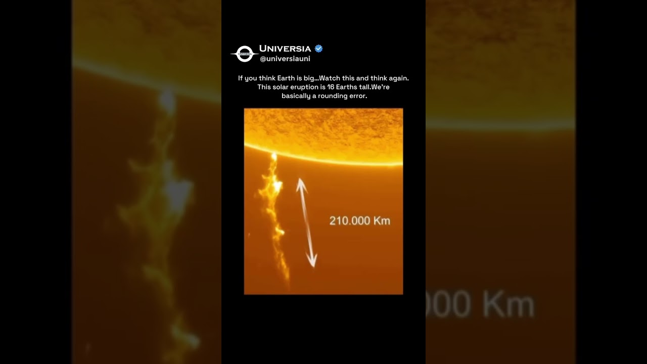 This Solar Eruption Was Bigger Than Earth!