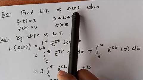 18MAT31-Module 1-Laplace Transforms