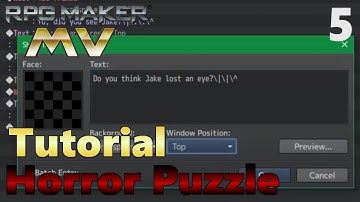 [5]Learning Dialogue - Tutorial RMMV How to Make a Horror Puzzle Game