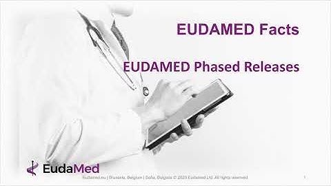 Phased Releases of Eudamed