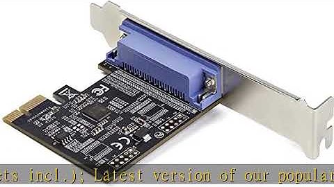 StarTech.com 1-Port Parallel PCIe Card - PCI Express to Parallel DB25 Adapter Card - Desktop Expans