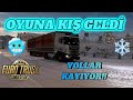 ETS 2'YE KIŞ GELDİ KAR YAĞDI YOLLAR KAYIYOR | YILBAŞI ETKİNLİĞİ