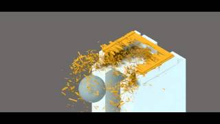 Wood Crack - Debris & Smoke