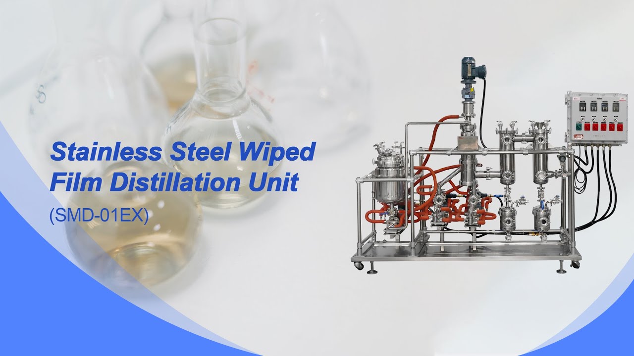 Lab1st 2~10L/h Pilot Scale Stainless Steel Molecular Distillation Unit