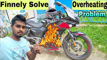 Pulsar 220f BS6 Overheating Problem Solved.#Shorts