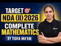 SETS (CLASS -2) ||  NDA MATHEMATICS  || TARGET NDA 2026 || TISHA MA'AM #nda2026 #bestndaclass