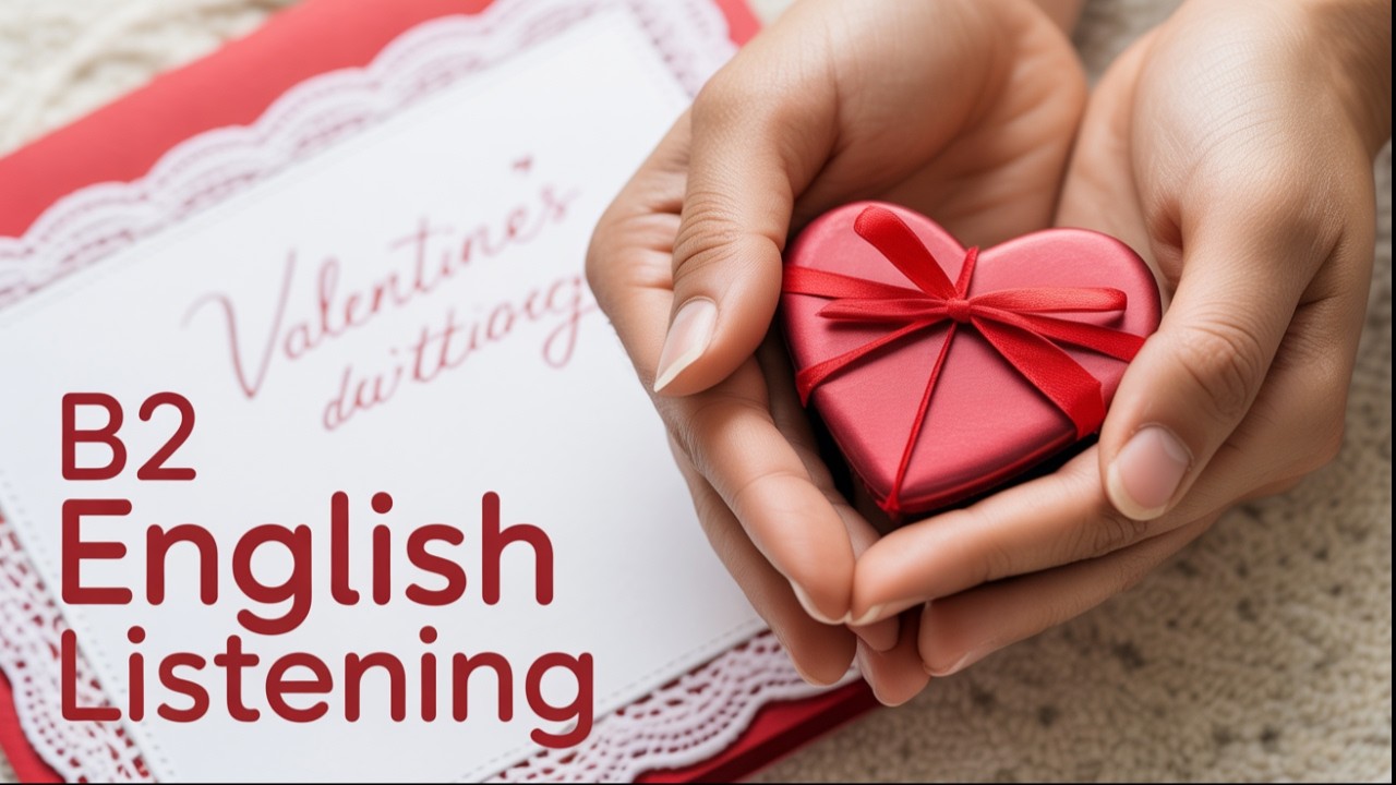 B2 English Listening Practice - A Valentines Day Surprise!