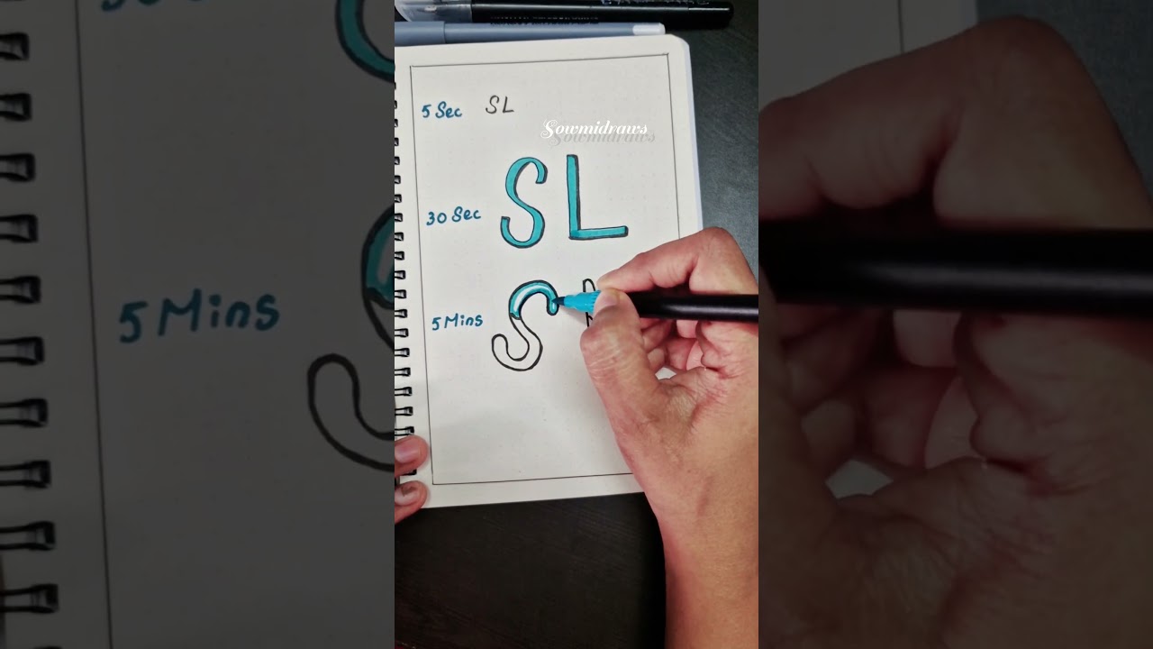 5 mins lettering challenge ✍️  which one do u like? 