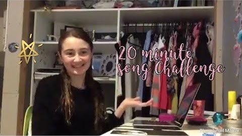 Writing A Song In 20 minutes using a random word generator 🤗 #STRESSFUL