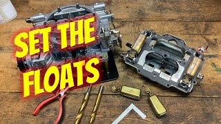 How to Set Floats on Edelbrock Carburetors