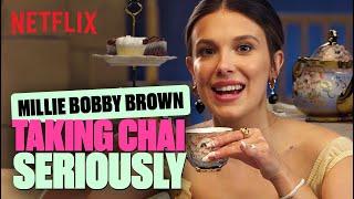 Millie Bobby Brown Is A COMPLETE CHAI NERD 🤓☕ | #Damsel