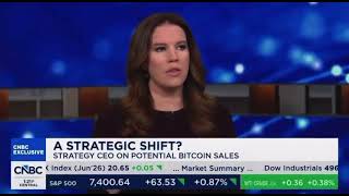 BULLISH Strategy CEO Phong Le tells CNBC they may sell BTC over equity to increase bitcoin per share