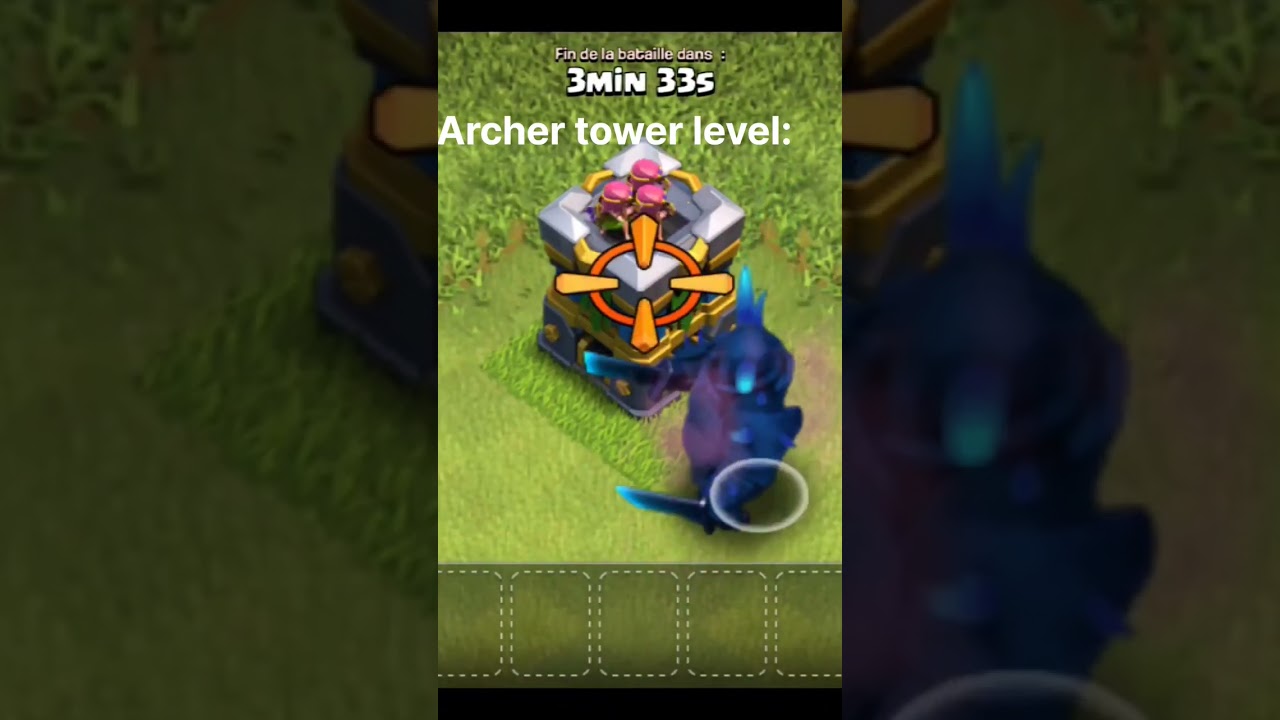 Pekka M.O.M.A vs All Archer tower levels clash of clans 