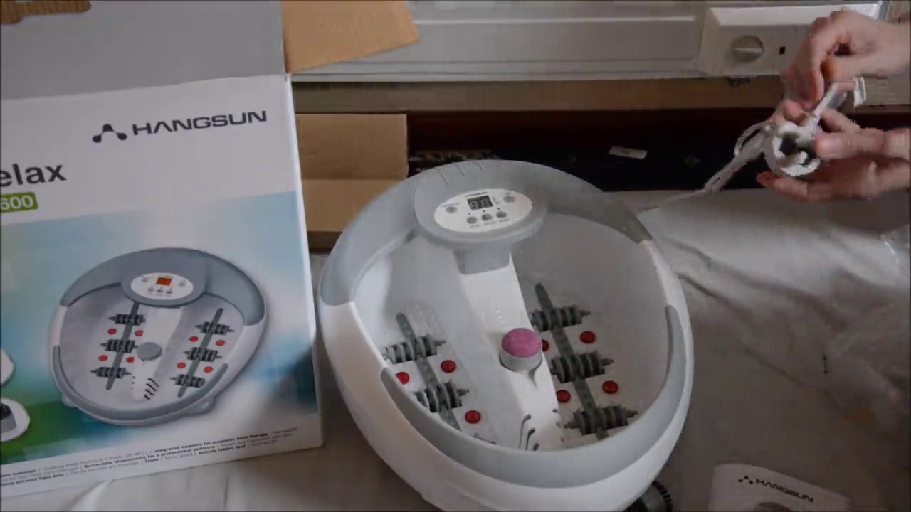 Hangsun Foot Spa and Massager with Heater FM600 YouTube