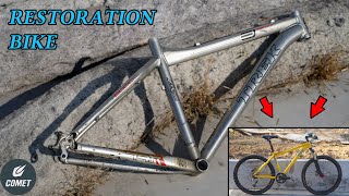 [ASMR] Restoration Abandoned Bicycle Frame - USA TREK Bike