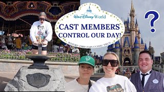 Disney Cast Members Control Our Day | I PULLED THE SWORD FROM THE STONE AT MAGIC KINGDOM!!!