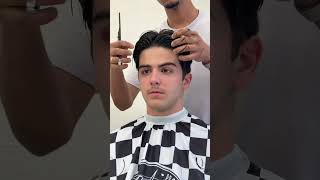 Middle part + Taper fade #midfade #barbershop#fade#haircut#taperfade #hairstyle#fadebarber #mullet