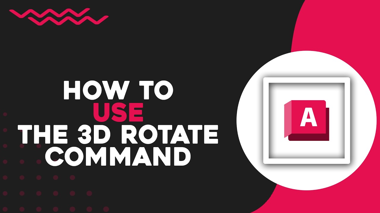 How To Use the 3D Rotate Command in AutoCAD (Quick Tutorial) - YouTube