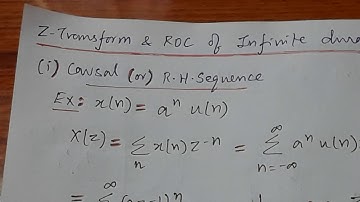Z - Transform  - Part 1
