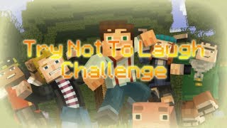 Try Not To Laugh Challenge! | Minecraft Story Mode Edition (All of Season 2)