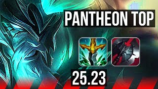 PANTHEON vs MORDEKAISER (TOP) | Quadra, 500+ games, Dominating, 11/4/9 | KR Master | 25.23