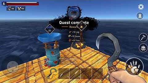 RAFT: Original Survival Game - Gameplay Walkthrough Part 1 (iOS, Android)