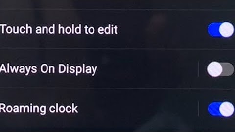 Disabling Always On Display on Samsung Galaxy A22