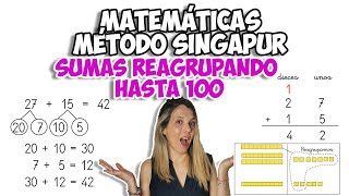 SUMAS REAGRUPADAS hasta 100 | Matemáticas | MÉTODO SINGAPUR screenshot 5