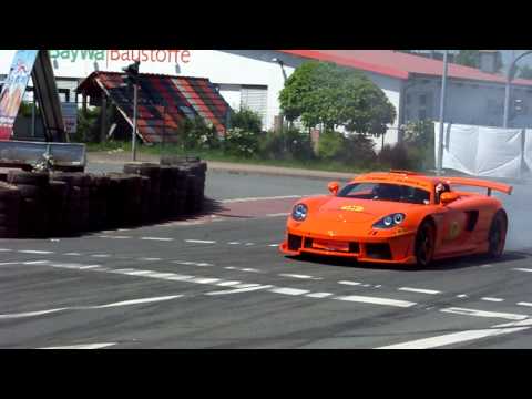 Stadtrennen Erfurt ( City Race ,, festival of SpeedÂ´Â´ ) Porsche Carrera GT Donut