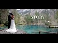 A #SwissWeddingElopement on Lake Blausee // Story Of Your Day // Switzerland Wedding Videographer