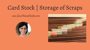 Card stock | Storage of Scraps