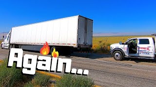 Trailer Axle EXPLODED & Almost Caught FIRE | Broken Down AGAIN | 2020 Western Star| Life On The Road
