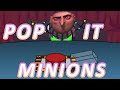 ✅ POP IT vs CREWMATES 🔫 Among Us animation | BUT | Minions Gru WRONG HEADS 2021