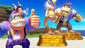 Donkey Kong Bananza DLC - Emerald Rush Event 2 (+ ALL New Statues)