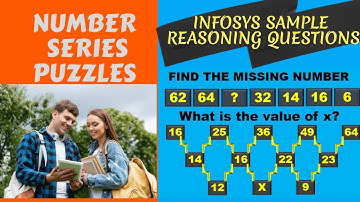 Number Series Puzzles| Tips and Tricks to solve number series | INFOSYS Sample Reasoning Questions