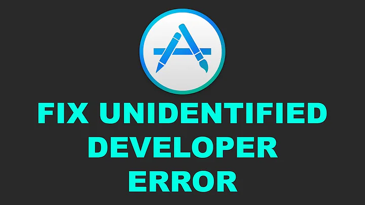 Fix.“App can’t be opened because it is from an unidentified developer” Error - Mac Tips and Tricks