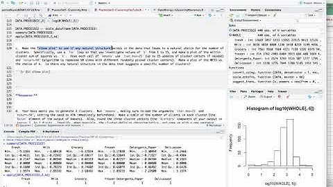 Analytics Lab 5 - Clustering