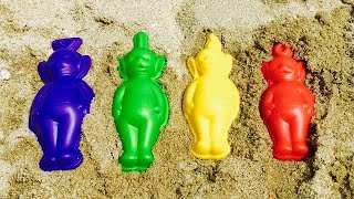 TELETUBBIES Building Sand Figures!