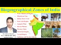 Biogeographical zones of India,Phytogeographic Zones /Botanical province / Floristic region of India