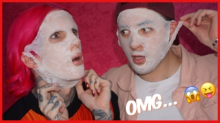 ANTI-AGING LACE FACE MASK... Does It Work??? feat. MANNY MUA