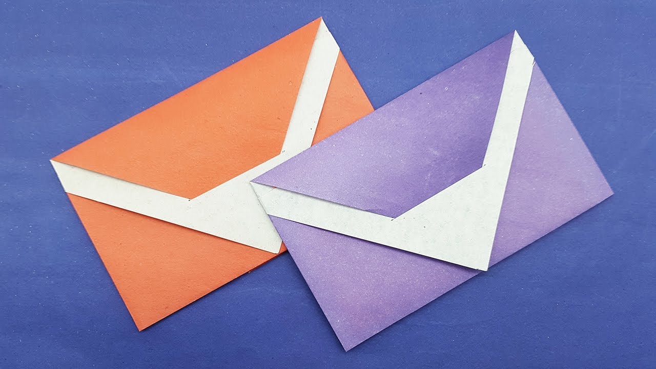 Easy Paper Envelope making tutorial without Glue and Tape - Origami ...