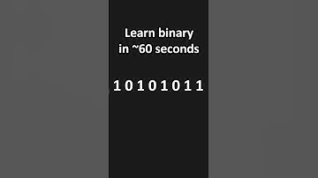 Learn binary in 01000000 seconds #coding #computerscience #programming