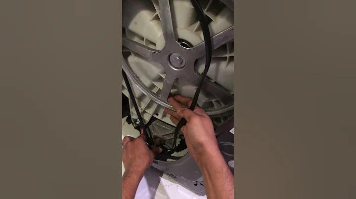 How to replace washing machine belt easy method #diy