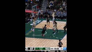 NBA - JERICHO SIMS HIT THE CEILING! 🚀 Dieng’s Perfect Lob for the Bucks! 😤🔨